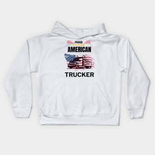 American Trucker Kids Hoodie